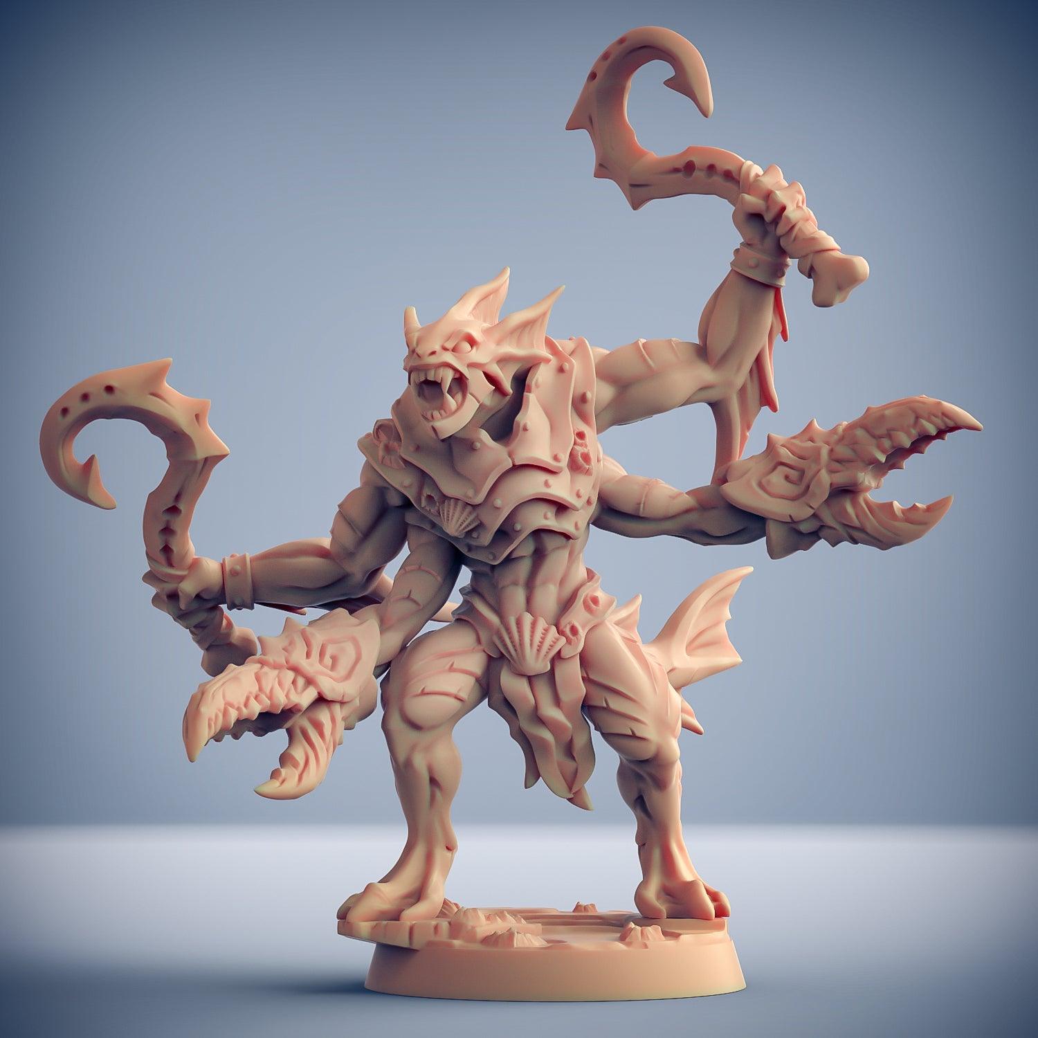 Death-Tide Jurakins - 4x Modular Units (High-Tide) - Monsters Minis