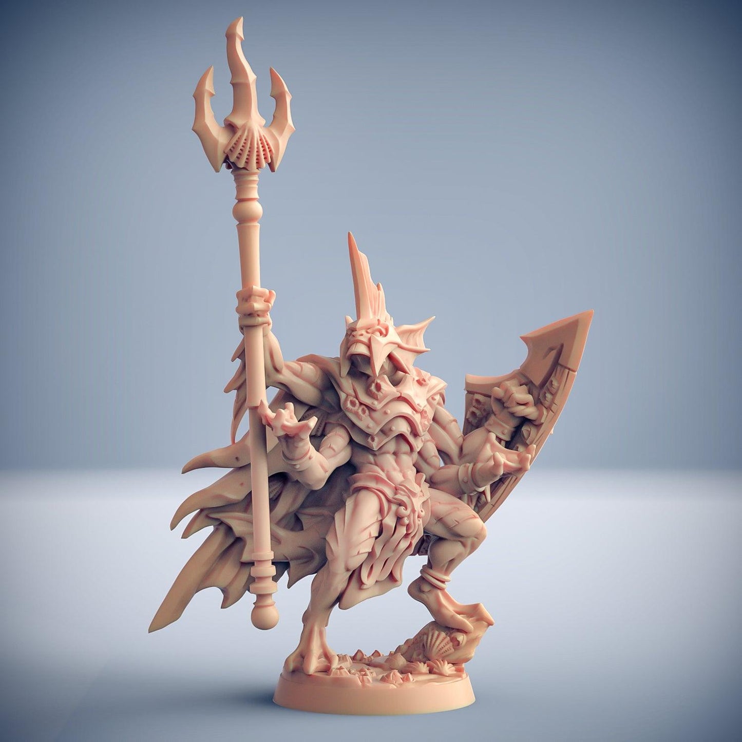 King Osteras, chosen of Holmuran - Death-Tide Jurakin Hero - Monsters Minis