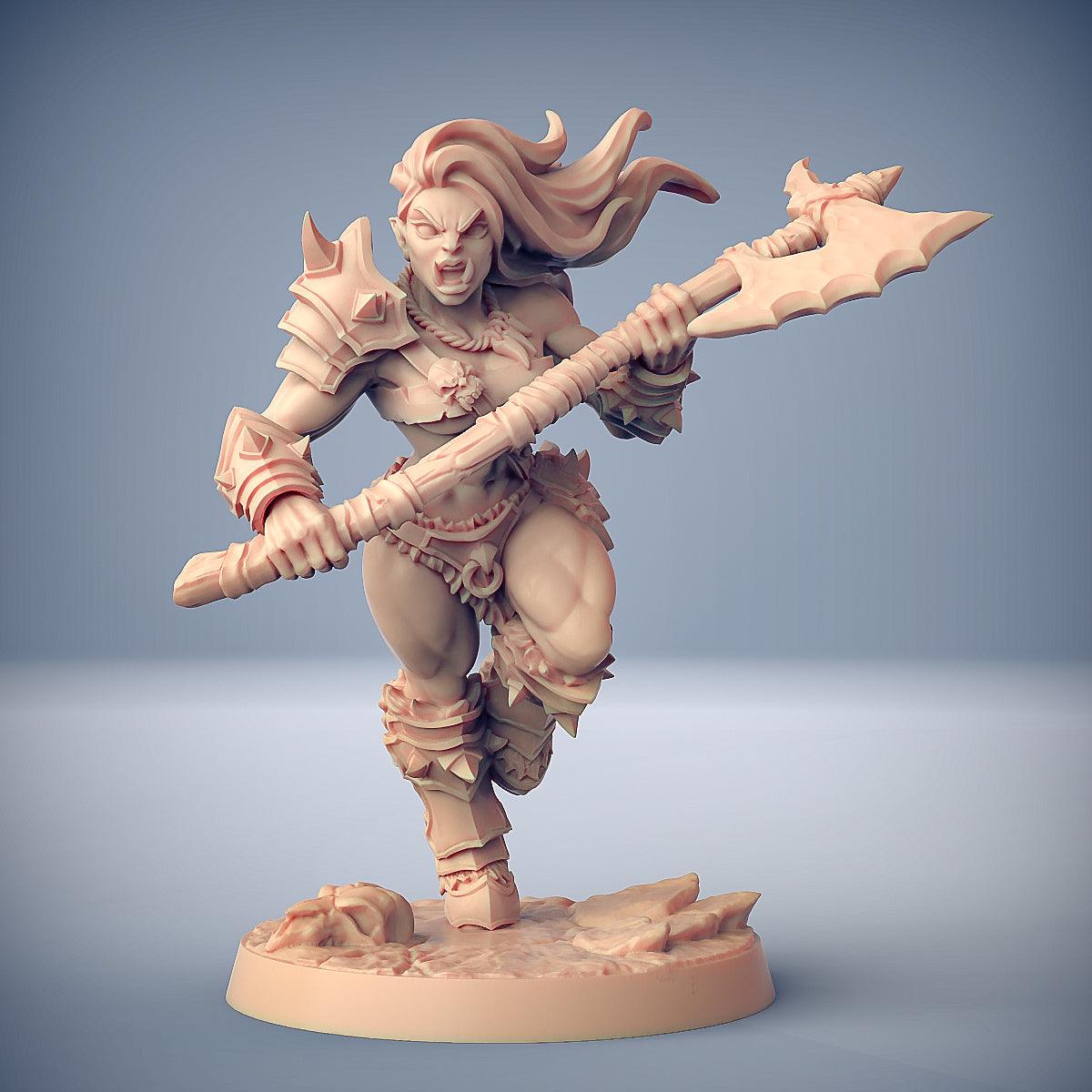 Orc Barbarians Set - 6 Modular Unit - Monsters Minis