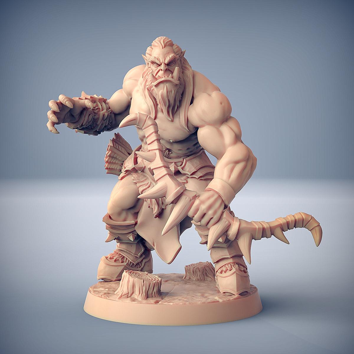 Orc Barbarians Set - 6 Modular Unit - Monsters Minis