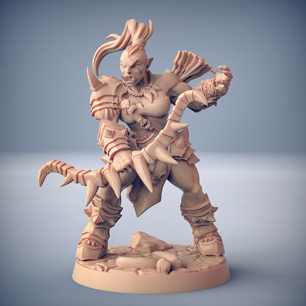 Orc Barbarians Set - 6 Modular Unit - Monsters Minis