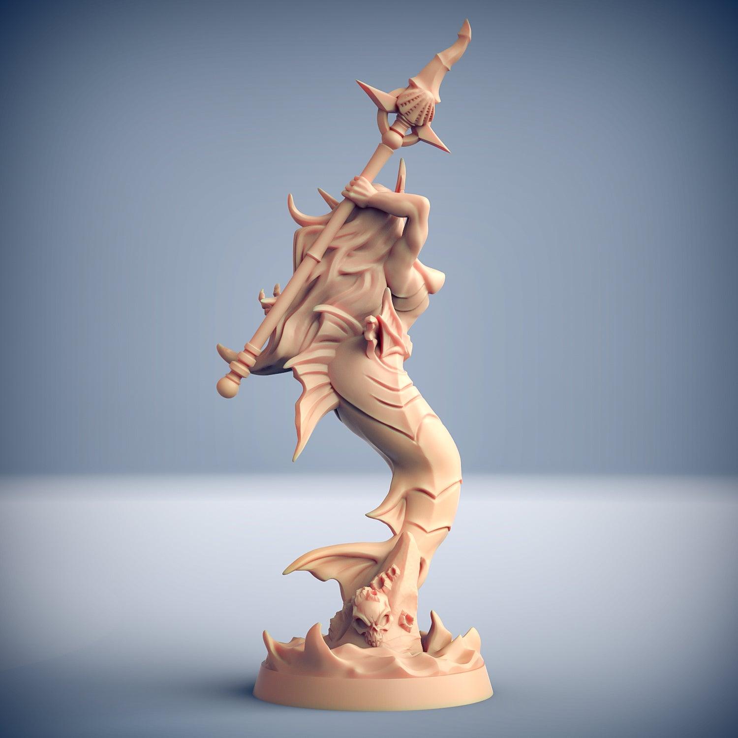 Telaxia - Death-Tide Beauty (Fantasy Pinup) - Monsters Minis