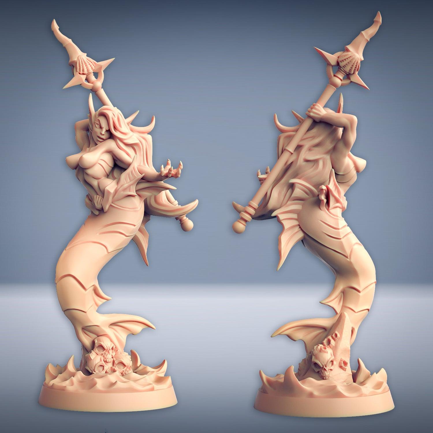 Telaxia - Death-Tide Beauty (Fantasy Pinup) - Monsters Minis