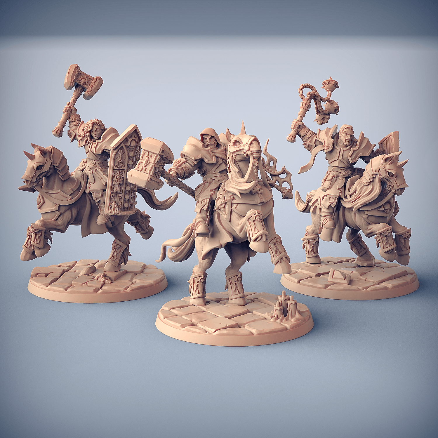 Requiem Cavalry - Requiem Brotherhood - Monsters Minis