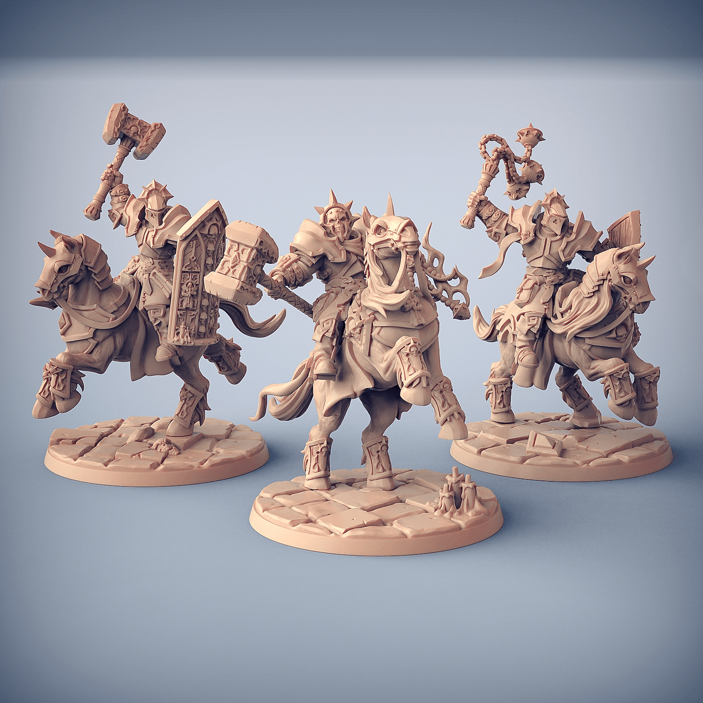 Requiem Cavalry - Requiem Brotherhood - Monsters Minis