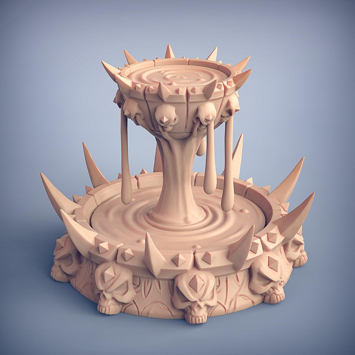 Soulless Chalice Fountain - Soulless Vampires Terrain Piece - Monsters Minis