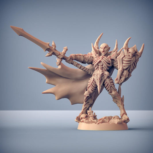 Drakenmir the Bonelord - Soulless/Vampire Necromancer Hero - Monsters Minis