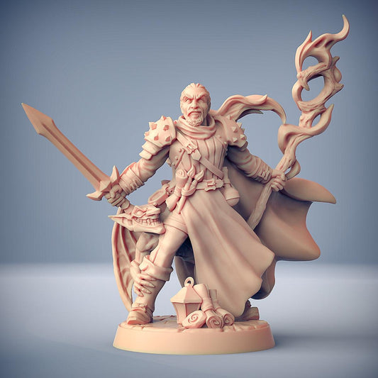 Wappellious Spellbrush - Human Wizard/Rogue Hero - Monsters Minis